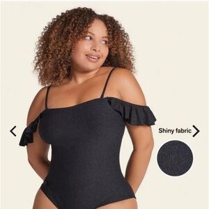 Leonisa Strapless Ruffle One Piece with new tags